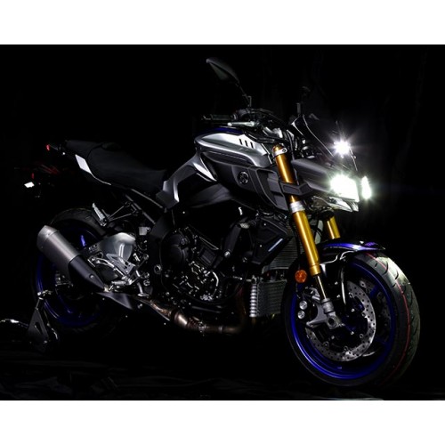 Aggressive Front Mask with Dual LED Headlights